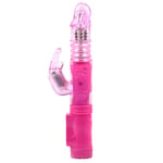 Pink Rabbit Bunny Rabbit Waterproof Vibrator With Thrusting Motion
