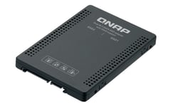QNAP QDA-A2MAR harddiskkabinett SSD-kabinett Sort M.2