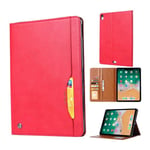 Apple Ipad Pro 11 Inch (2018) Wallet Stand Leather Flip Case - Red