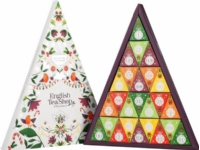 Kalendarz adwentowy English Tea Shop Biała choinka Bio 25 piramidek