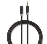 Nedis Stereoljud kabel förlängning 3.5mm-3.5mm 5met