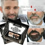 15ML Black Fast Hair Coloring Tint Cream Beard Dye Mustache Blackening Shampoo