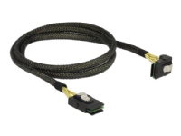 Delock - SAS intern kabel - SAS 6Gbit/s - Mini SAS (SFF-8087) (hann) til Mini SAS (SFF-8087) (hann) - 1 m - 90°-kontakt