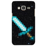 Samsung Galaxy J3 (2016) Glansigt Mobilskal Minecraft Svärd