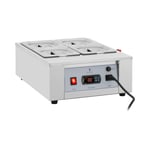 Royal Catering Chokladsmältare - 4 x 1,5 l upp till 100 °C