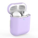 Apple AirPods - Silikonfodral för laddningsetui Lavendel