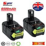 2X One Plus For RYOBI P108 18V Volt High Capacity Battery Lithium-Ion RB18L60