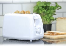 Brabantia Modern Wide Slot 2 Slice Toaster Bagel Variable Browning White NEW