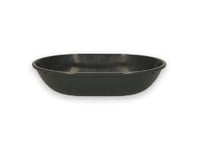 Plastskål Verive Take Away Flergangs Oval L225xb174xh49mm 1000Ml 34Oz Mørke Grå,36 Stk/Pk