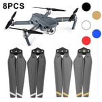 8 st Propellrar för DJI Mavic Pro Drönare Snabbkoppling Propellrar Vikbart Blad 8330 Reservdelar Ersättningstillbehör Vingfläktar CW CCW Fjärrkontr[HK] Gold