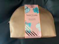 Sanctuary Spa Gift Set - Uplifting Moments Travel Wash Bag Vegan - NEW