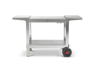 Accessoire plancha Chariot inox KHEA05 tablettes rabattables