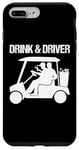 Coque pour iPhone 7 Plus/8 Plus Drink And Driver Balle De Golf Tee Vert Handicap Driver Golf