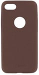 Tellur "Slim Synthetic Leather Back Case iPhone 8" Brown