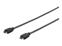 Vivolink - Hdmi-Kabel Med Ethernet - Hdmi Hane Till Hdmi Hane - 7.5 M - Svart - 4K30hz Stöd, Slim