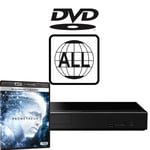 Panasonic Blu-ray Player DP-UB450EB-K MultiRegion for DVD inc Prometheus 4K UHD