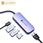 YHEMI Type-c Docking Station USB-C to HDMI adapter USB splitter for huawei apple macbook/ipad converter 4k cast screen thunderbolt 4 lenovo xiaomi phone Hub