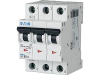 EATON Automatisk säkring, 4-polig, 16A, C-karaktäristik, 10 kA, 400 V, bredd 4 moduler