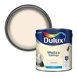 Dulux Matt Emulsion Paint For Walls And Ceilings - Ivory Lace 2.5 Litres