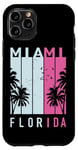 iPhone 11 Pro Miami Beach Florida Sunset Retro item Surf Miami Case