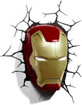 Marvel Avengers Iron Man 3D Mask FX Led Wall Light Sticker Hang Decoration Gift