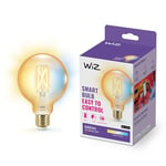 WiZ ampoule LED Connectée Vintage format globe E27, Nuances de Blanc, équivalent 50W, 640 lumen, fonctionne avec Alexa, Google Assistant et Apple HomeKit
