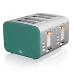 Swan Nordic Pine Green 4 Slice Toaster