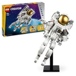 LEGO Creator 3in1 Space Astronaut Toy to Dog Figure to Viper Jet Model Kit, Educational Set for Boys, Girls & Kids Aged 9 Plus and Teenagers Kids' Bedroom Accessories, Space-Themed Gift Idea 31152