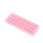 Ice Cube Tray,Ice Maker Trays SiliconeTotal Ice Cubeswith Non-Spill Lid Moulds for Freezer Baby Food Water Cocktail 2 Packs