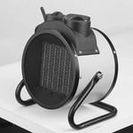 Outdoor Patio Heater,Portable PTC Ceramic Fan Heater,Electric Fan Heater Outdoor Greenhouse Heater,Space Heaters for Home Low Energy for Room Camping Garden,Grey-3000w
