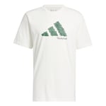 adidas Men Court Therapy Graphic T-Shirt, S Off-White