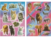 POLSYR klistermärken stora - djur/katter 25st Polen