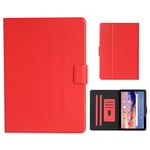 Huawei MediaPad T5 light simple leather case - Red