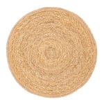 Ziczac - Jute Bordstablett Rund 38 cm Natur