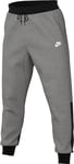 Nike FB8002-064 Tech Fleece Pants Men's DK Grey Heather/Black/White Size 2XL
