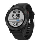 Silikonarmband Garmin Fenix 6 Pro Svart