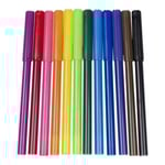 Fiberpennor Mixade Färger 12-pack