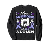 National Irritable Bowel Syndrome Blue Ribbon Autism IBS Sweatshirt
