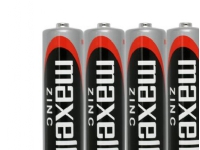 Maxell Super Ace R6, Engångsbatteri, AA, Zinkklorid, 1,5 V, 4 styck, Svart, Silver