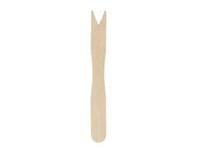 Pommes Frites-Gaffel Verive L85mm Trä Fsc Natur,500 St/Ps - (500 St)