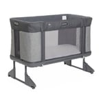 Chicco Next2Me Forever, Berceau Bébé de Lit à Côté, Compatible avec Différents Lits, Berceau Bébé 3 en 1, Hauteur Réglable, Bonne Circulation de l'Air, 4 Roues, Matelas Inclus