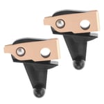 2Pcs Hair Clipper Power Switch Button Replacement Fits Magic Black & Gold