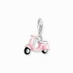 Thomas Sabo Charm-hängsmycke rosa skoter silver