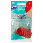 TePe Interdental Brushes - Red XX-Fine 0.5mm - 1 Pack of 8 Brushes