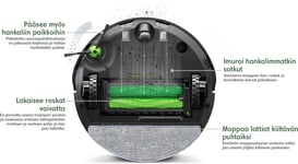 iRobot Roomba Combo j5 -robotti-imuri ja -moppi