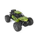 CMJ RC Cars Off-Road Speed Buggy Rechargeable 4WD Radio Remote Control Drift Left Right Car USB 1:18 (Green)
