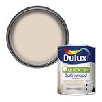 Dulux Quick Dry Satinwood Paint For Wood And Metal - Natural Hessian 750Ml