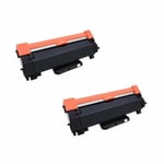 Non-OEM Black Toners TN-2420 Fits For Brother DCP-L2550D HL-L2370DW XL 2x