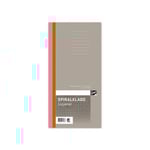 Spiralkladd 147x297mm 70g 96 blad linj