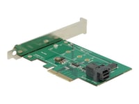 Delock Pci Express Card > 1 X Internal Nvme M.2 Pcie / 1 X Internal Sff-8643 Nvme - Kontrollerkort - M.2 Card - Låg Profil - Pcie 3.0 X4